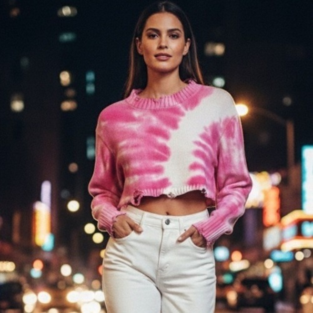 SER.O.YA Cropped Sweater Pink XXS